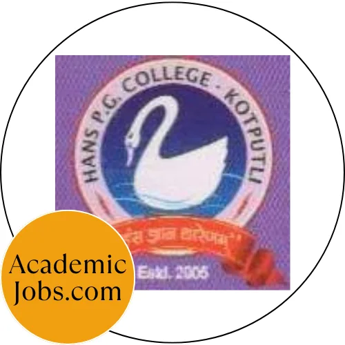 Hans PG College Jobs